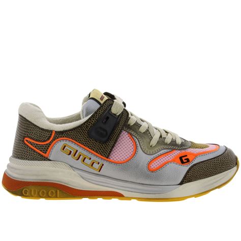 gucci sock sneaker orange|men's black gucci sneakers.